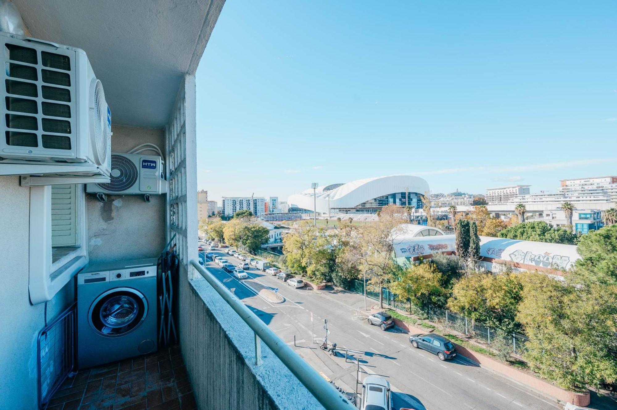 Velodrome 6 Couchages Avec Clim Lejlighed Marseille Eksteriør billede